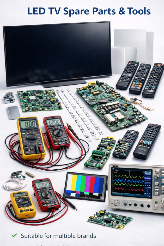 all led tv spears and tools